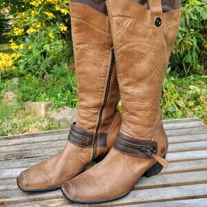 Born Tan / Brown Women's Tall Boots - Size 10